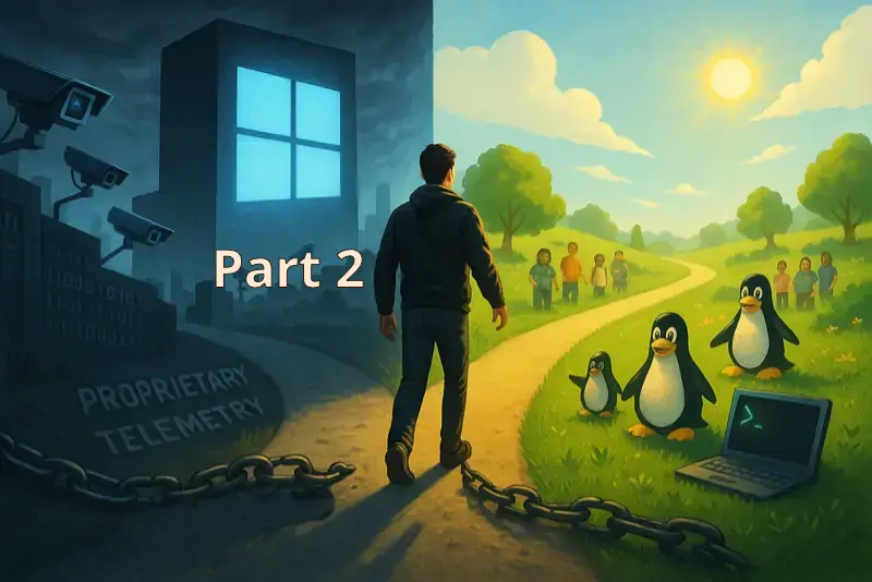 Overstappen van Windows naar Linux - Dataopslag