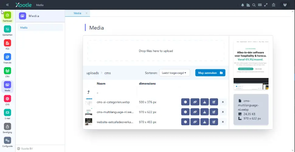 Xootle CMS media